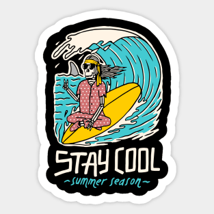 stay cool Sticker